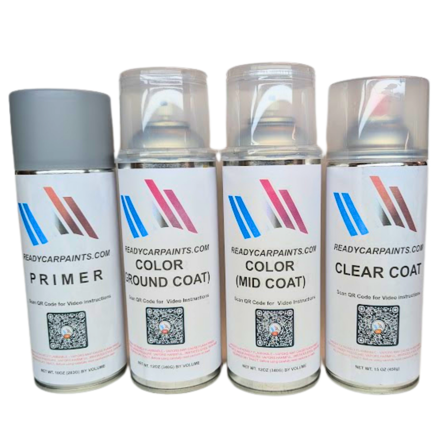 CHEVROLET WA140X/G1W Abalone White Pearl Tri-Coat Automotive Spray Paint 100% OEM Color Match