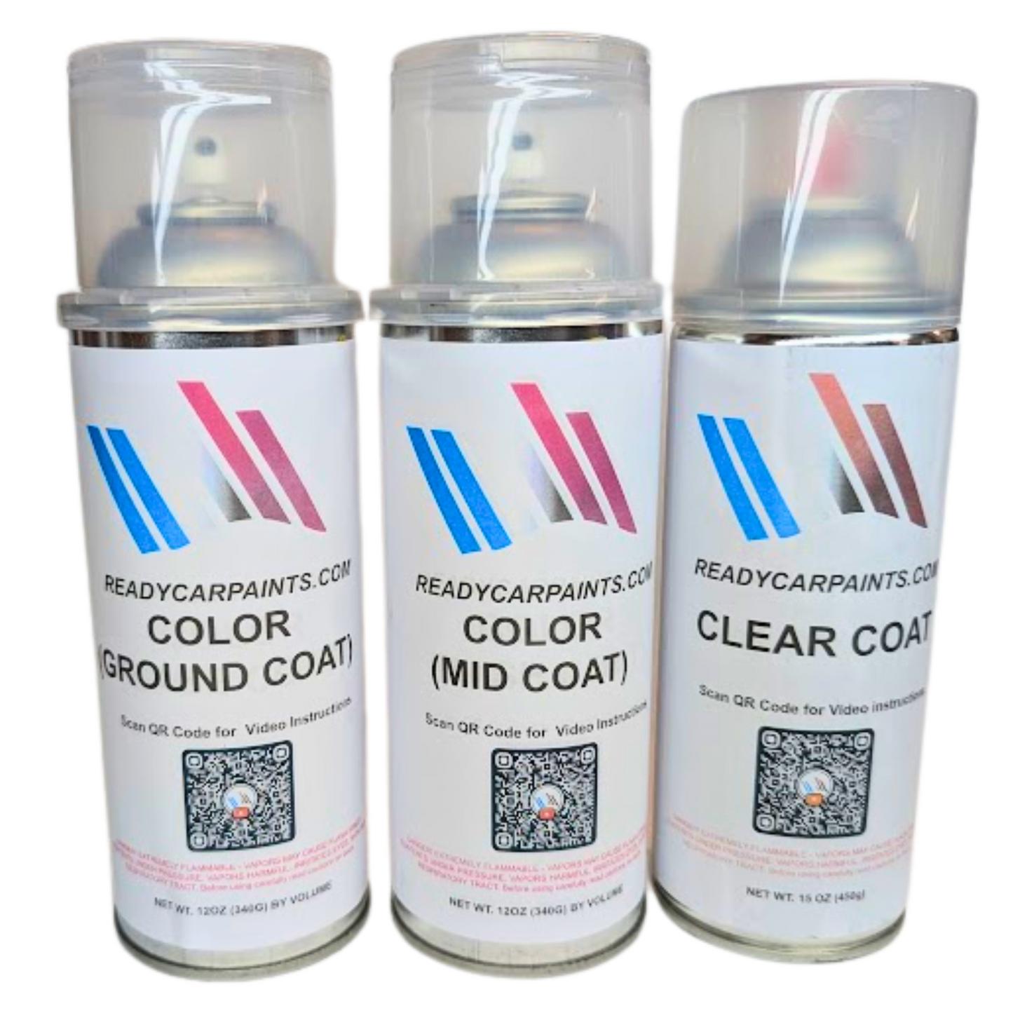 CHEVROLET WA140X/G1W Abalone White Pearl Tri-Coat Automotive Spray Paint 100% OEM Color Match