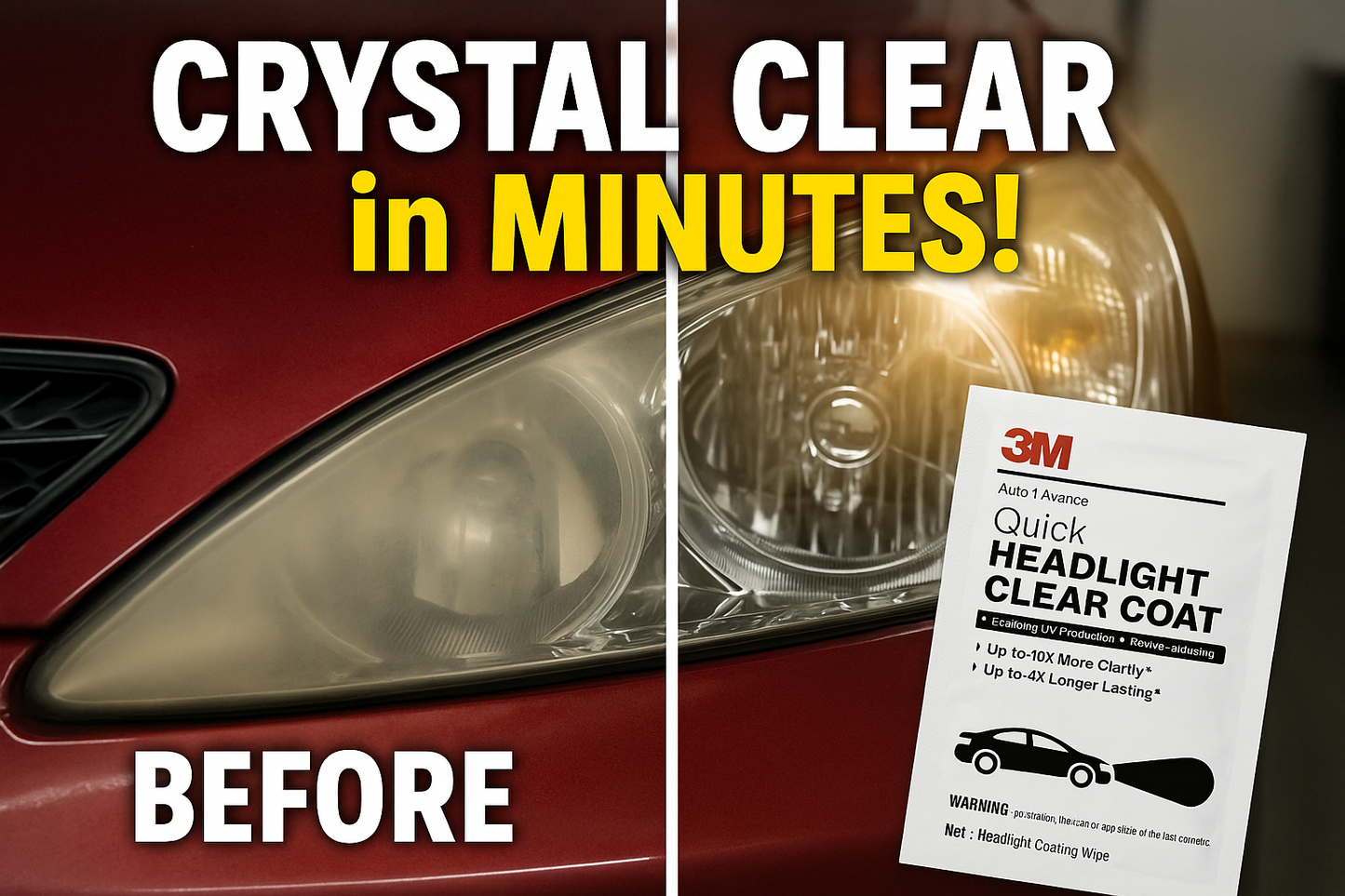 3M Quick Headlight Clear Coat – UV Protection & Long-Lasting Clarity