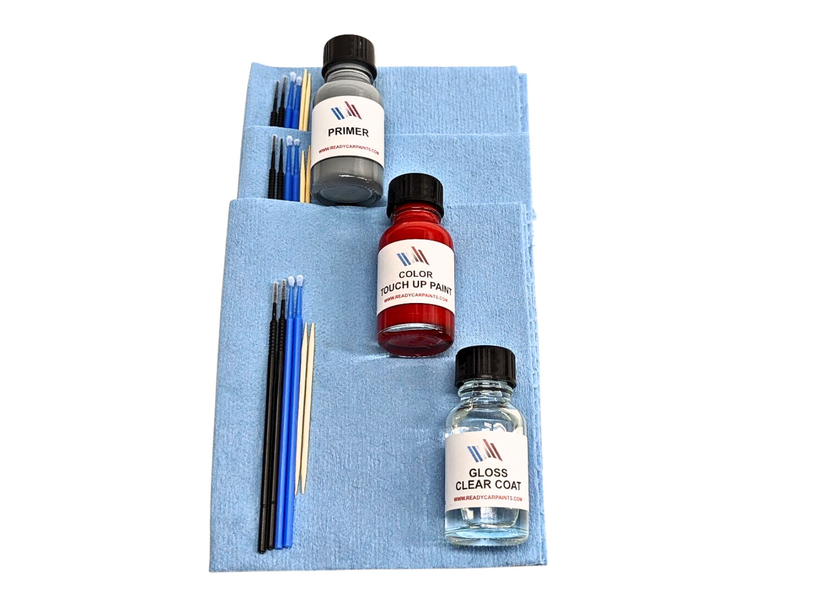 thumbnail image 2 of ScratchesHappen Exact-Match Touch Up Paint Kit – Electric Storm Blue (8X7) For Toyota 2 of 9